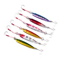 Long-Cast Mackerel Bionic Freshwater Saltwater River Lake Bass Jigging Lure Metal Small Iron Plate Lead Hard Bait Crooked Mouth