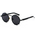 GWTNN OEM Gafas De Sol Women Anti-reflective Mirror Round Metal Vintage Men Glasses UV400 Punk Sunglasses