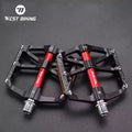 Aluminum Alloy Light Bicycle Pedal Road Bike MTB Parts 3 Bearing Pedal for Non-slip Sealed Cycling Bike Pedal