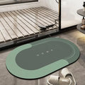 Quick-Drying Non-Slip Rubber Bottom Simple Kitchen Doormat Super Absorbent 40x60cm Blue Bath Mat Easy Clean Bathroom Rugs Living
