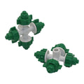 4 Cross Agricultural Irrigation Adjustable 6mm Interface Atomizing Nozzle Misting Spray Sprinkler