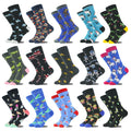 Whale Fashion Socks Custom Made Funny Colorful Cotton Fancyed Cool Business Bright Colored Mens Dress Socks for Men