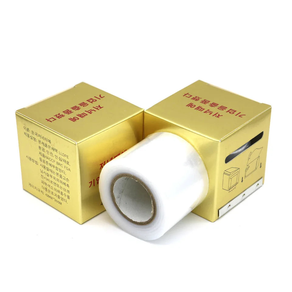 Microblading Tattoo Clear Plastic Wrap Preservative Film for Permanent Makeup Tattoo Eyebrow Tattoo Accessories Wholesale