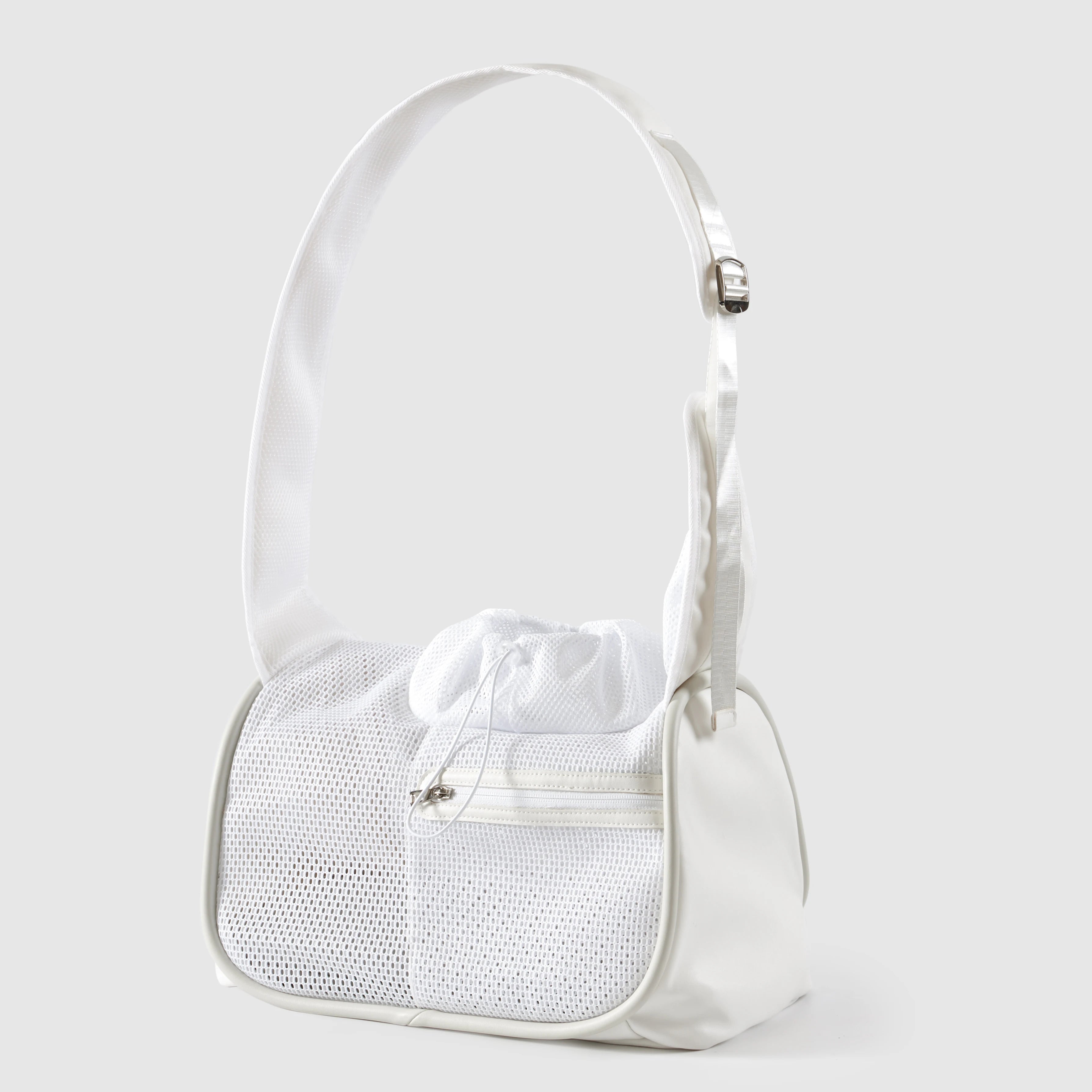 Lightweight Breathable Oxford Pet Carrier Bag Shoulder Strap Small Travel Carrier Cage Zipper Closure Portable Carriers for Cats