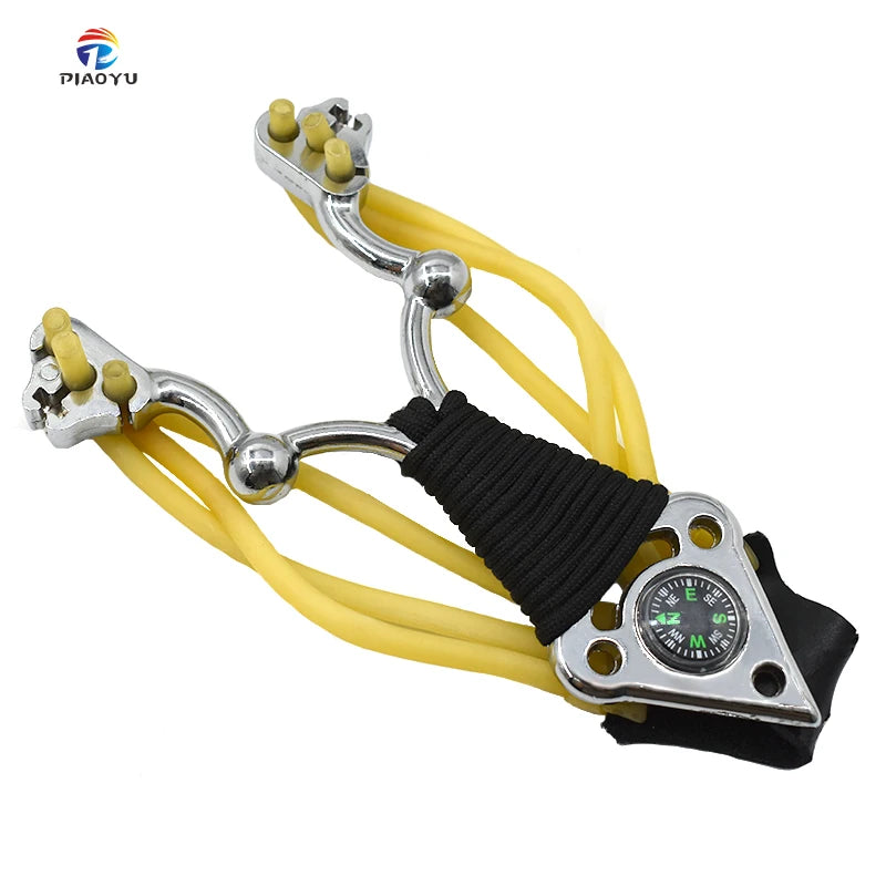 PIAOYU High Quality Three-Strand Steel Alloy Slingshot Strong Elastic Rubber Band for Outdoor Hunting and Shooting