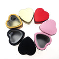 Customized Metal Tinplate Empty Heart Shape Tin Box for Chocolate