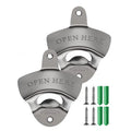New Silver Eco-Friendly Stainless Steel Wall Mounted Bottle Beer Opener