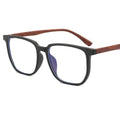 2025 New Trendy Unisex TR90 Square Frame Eyewear Transparent PC Optical Glasses  Block Blue Light