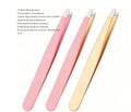 Precision Eyebrow Tweezer Customized Logo Multicolour Designer Eyebrow Tweezers Stainless Steel Tweezers Eyebrows