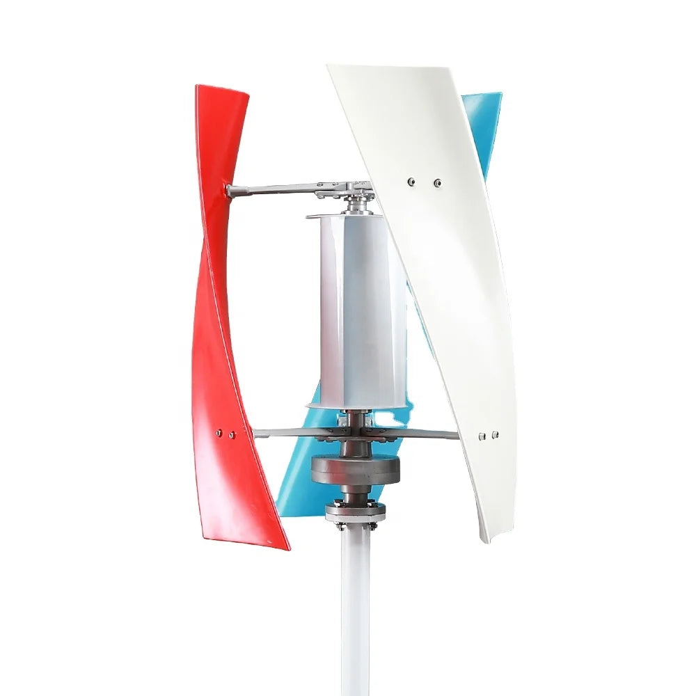 1kw 3kw 5kw Renewable Energy System Vertical Wind Turbine Generator on Grid/Off Grid Wind Power Generator Kit for Home Rooftop