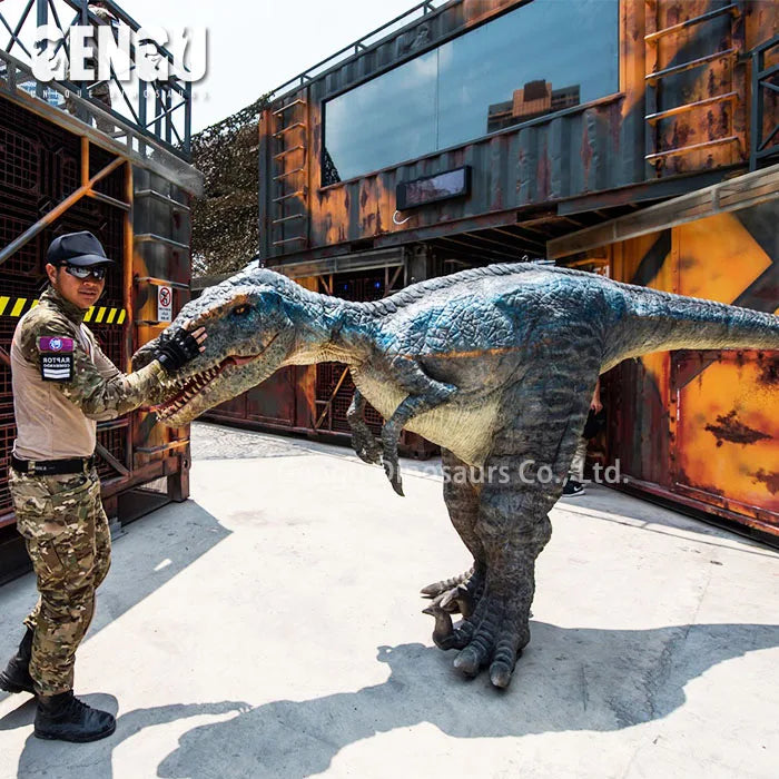 Customizable Adult Animatronic Dinosaur Costume for School Kindergarten Daycare Airport Shopping Mall Indoor Use Made Foam Metal