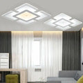 Elegant Acrylic Square Modern LED Ceiling Light for Bedroom Living Room Bedroom Home Decoration Lamp