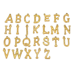 Stainless Steel English Alphabet Letter Charms Pendants for DIY Jewelry Making Accessories