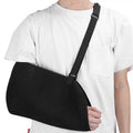 ZY Adjustable Breathable Polyester Shoulder Immobilizer Arm Support Black One Size for Fracture Sprain Wrist Fixed