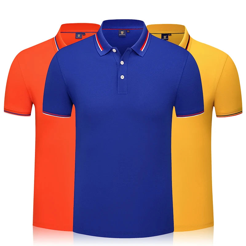 Fast Delivery Newest Fashion TC Fabric Polo Shirt 100% Cotton T-shirt Customized LOGO Polo Shirt