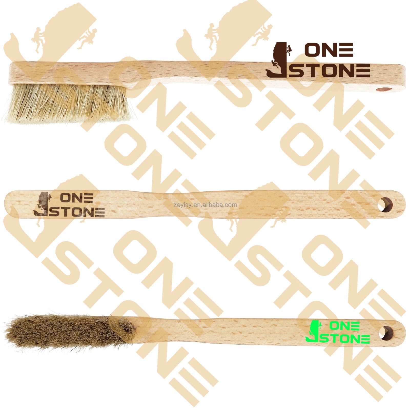 Hot Sale Rock Climbing Brush & Boulder Brush with Thick Ultra Durable Boar's Hair Bristles for Climbing Hangboard