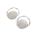 J&D Stainless Steel Oversized Polished Bold Statement Fashion Jewelry Hollow Round Hoop Earrings