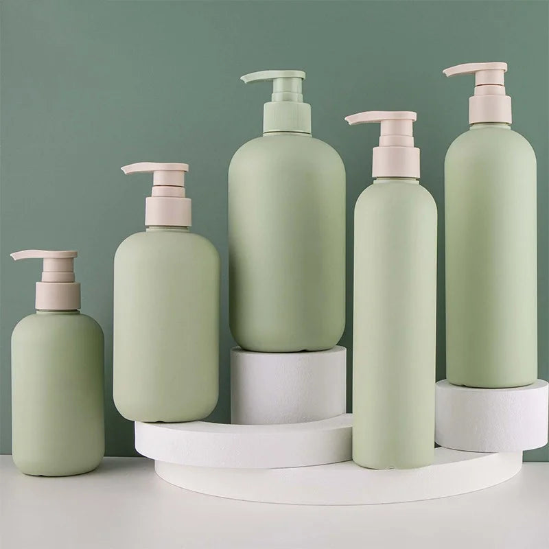 Pump Bottle Custom Set Face Cream Skincare Packing Unique Beauty Oil Lotion Empty Water Bottle Plastic for Business