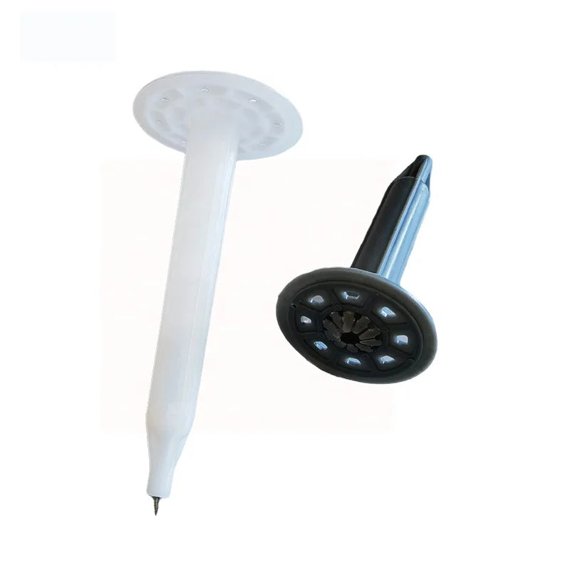 2024 New HDPE Wall Plastic Insulation Gun with Cupped Head Nail Fastener Smooth Shank Type for External Wall Insulation