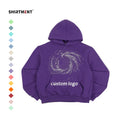 Factory Supplying Custom Tracksuit Cotton Polyester Puff Print Hoodie 50 400gsm 3D Foam Print Men's Hoodies