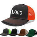 Richardson Fashionable Trucker Hat With Custom Embroidered Pattern Logo Mesh Back Cotton Summer Winter Sports Cap