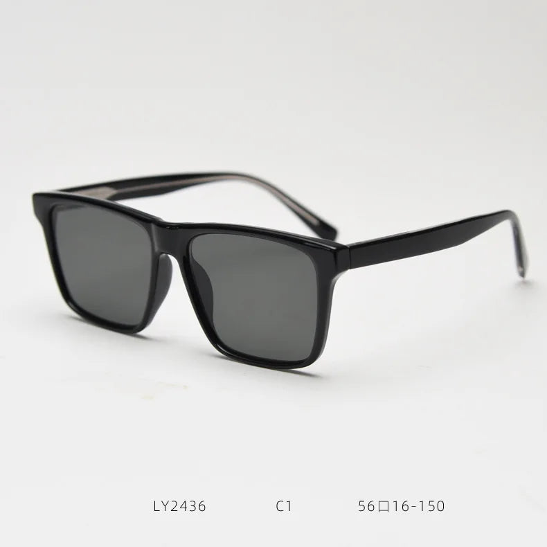 2025 Retro Vintage Square Frame Sunglasses Women Brand Designer Black Cool Men Sun Glasses UV400 Shades Eyeglasses Goggles