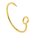 New Trendy Light Weight Jewelry Trendy Bracelet Cuff Bracelets & Bangles Stainless Steel 18k Gold Plated Color for Women