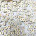 8mm Through Hole White Carving Daisy Shell Beads  Natural Jewelry MOP Loose Flower Beads Mother of Pearl Shells