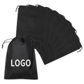 Wholesale Reusable Non Woven Pull Rope Dust Bag Eco Friendly Travel Carrying Black Drawstring Bag with Logo All Seasons China