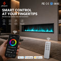 Latest Design 1000mm 3D Realistic Flame Electric Fireplace WiFi Control Water Vapor Fireplace for Apartment Living Room