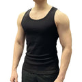 Pack of 3 Custom Logo Muscle Sleeveless Vest Plus Size Ribbed Tank Top Fitness Men's Tank Top