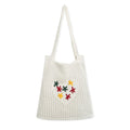 2024 New Factory Wholesale Polyester Crochet Flowers Beach Bags Women Handmade Bohemian Open Embroidery Hollowed Knitted Summer
