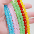 Wholesale 4mm 6mm 8mm 10mm 12mm Loose Round Glass Crystal  Beads for Jewelry Making