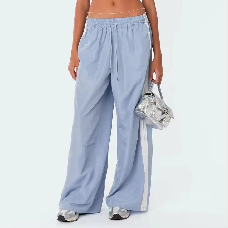 Women's High Quality Customizable logo Sweatpants Elastic Drawstring Pocketed Track Pants