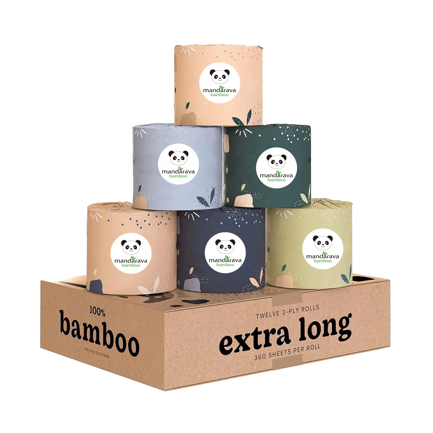 Bulk Toilet Paper Wholesale Cheap Price Bamboo Embossed Toilet Tissue Paper
