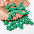 HZ Factory Apatite Crystal Charm Beads For Jewelry Making Green Aventurine Jade Magatama