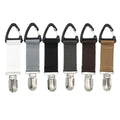 Elastic Travel Hat Clip Baseball Cap Holder Keychain Hands-Free Hats Brim Hanging Hook Traveling Accessories