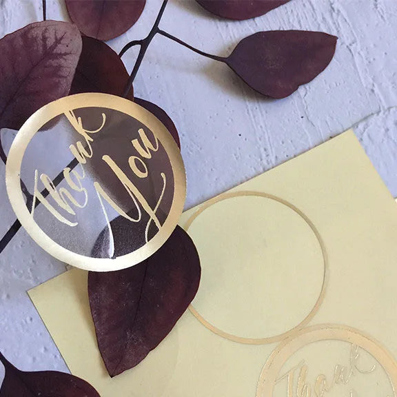 Custom Clear Vinyl Transparent Cosmetic Label Stickers Luxury Printing Sticker Perfume Bottle Gold Foil LOGO Lotion Bottle Label