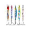 MISTER LURE 26g Shore Casting Jigging Lure Lead Fish Fresh SaltWater Sea Fishing Metal Jig Lure with Treble Hook
