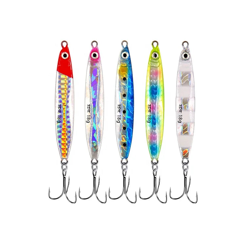 MISTER LURE 26g Shore Casting Jigging Lure Lead Fish Fresh SaltWater Sea Fishing Metal Jig Lure with Treble Hook