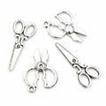 30pcs Antique Silver Plated Scissors Charms Pendant Alloy Metal DIY Jewelry Making Accessories for Bracelet Necklace