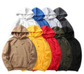 2025 New Arrivals Wholesale Men's Cotton Fleece Pullover Hoodie Custom Logo Printing Sports Fitness Lined Design