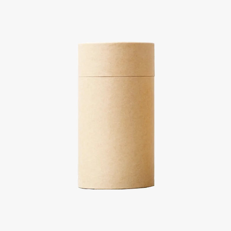 Wholesale Recyclable Kraft Paper Tube Packaging Custom Airtight Food Grade Tea Coffee Package  Craft Can with Aluminum Foil