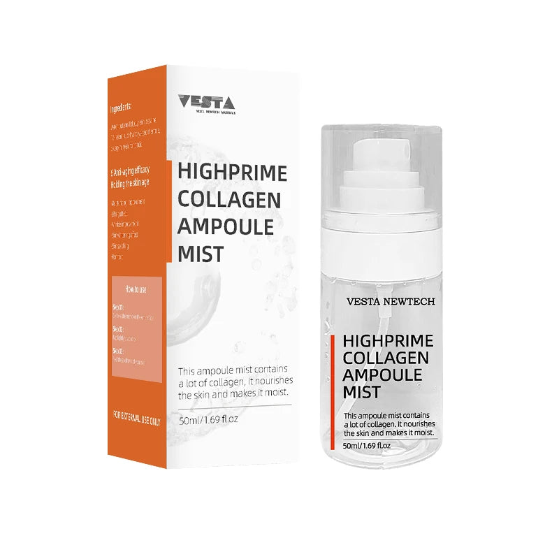 Vesta Highprime Soluble Collagen Film Mist Private Label Face Skin Care De Peau Collagen Spray for Sale