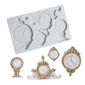 HY Playing Mold Clock Silicone Molds for DIY Cake Fondant Biscuit Cookies Soap Sugar Chocolate Decor