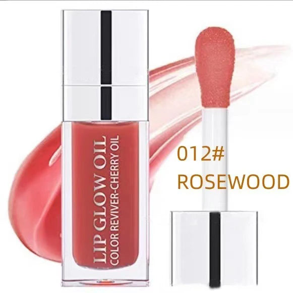 Wholesale Customized Brand Lip Gloss Plumper Moisturizing Lip Glow Oil Herbal Mineral Ingredients Private Label Tinted Lip Oil