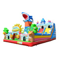 Professional Unisex PVC Shark Inflatable Castle Giant Bouncy House with Blower Features Repair Kits for Amusement Park Jumping