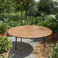 Sunzo Furniture Wholesale Restaurant Wedding Round Dining Banquet Folding Table