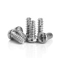 Stainless Steel 304 316 A286 Pan Head Fine Thread Self Tapping PT Screw M2 M2.5 35mm 8mm Metric Class 4.8/6.8