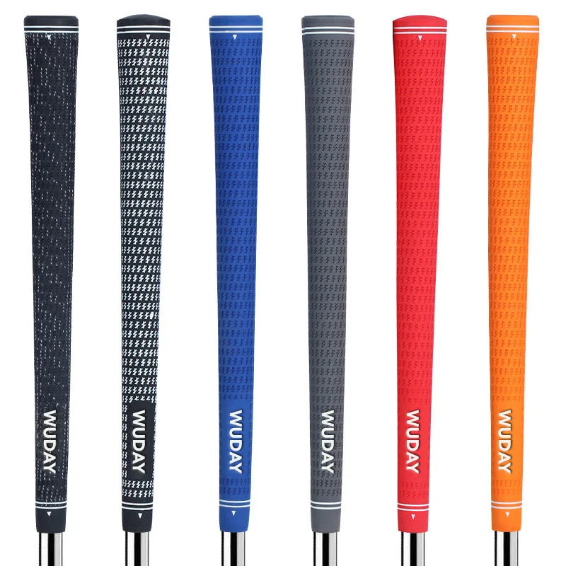 Hot Sale Midsize Golf Grip Customized Grey Logo Rubber & Breathable Cabretta Leather for Sports